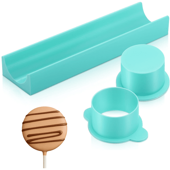 Circle Cake Pop Mold Set with 9in Tray  Easy Cake Pop Circle Maker for Perfect Treats -Cake Pop Cutter, Cake Pop Kit, Baking Molds For Desserts