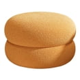 thumbnail image 1 of Circle Chair Desk Modern Footstool, Small Round Vanity Stool, Couch Bedside Foot Rest For Living Room Bedroom Study (D), 1 of 9