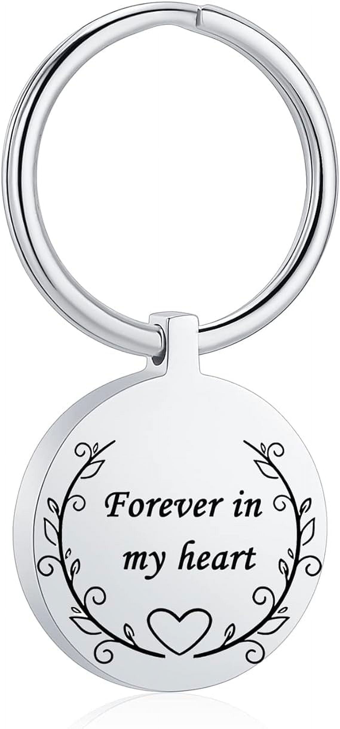 Circle Cremation Jewelry Urn Keychain for Ashes for Women Men Forever
