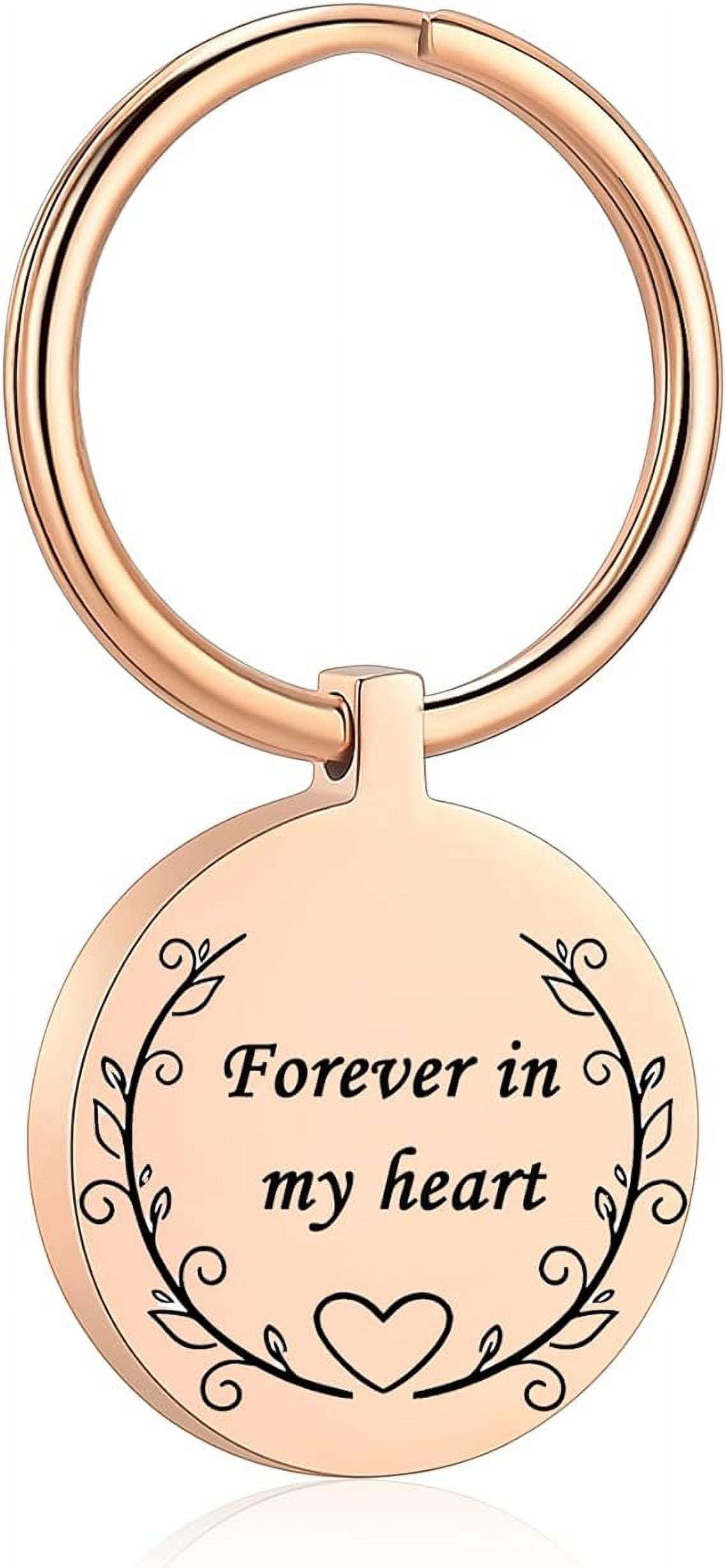Circle Cremation Jewelry Urn Keychain for Ashes for Women Men Forever
