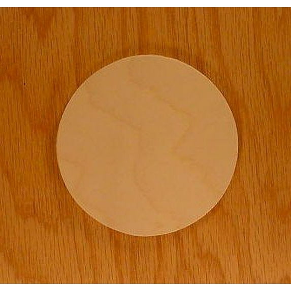Circle Cut Out 1/4 x 18 PKG 1 Laser Cut Wooden Circle by WOODNSHOP
