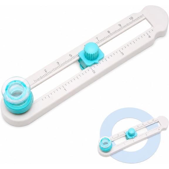 Circle Cutter,Circle Cutters For Crafts,Circle Paper Cutter,2 Inch Circle Punch,Circle Punch,Circle Cutter Paper,Safety Design With Guard,For Scrapbooking, Card Making, Art And Diy Crafts