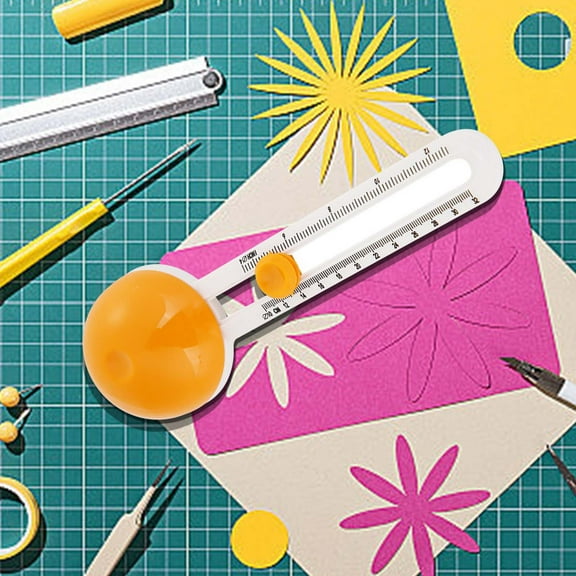 Circle Cutter Paper Cutter Manual Circular Cutter Knife,DIY Circle Cutter,Student Hand Ledger Card,Easy Precision Cutting,Creative Crafting,Students Artists DIY Enthusiasts,Home topliu