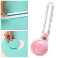 thumbnail image 1 of Circle Cutter for Paper, Circle Paper Cutter, Compass Cutter, Portable Adjustable Rotary Circular Cutter Composite Paper, Home Office, Cardboard Pink, 1 of 9