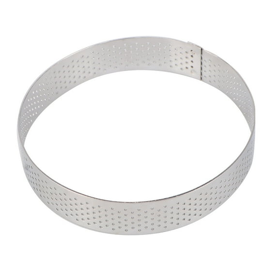 Circle Cutter with Hole Pancakes Biscuits Mousse Baking and Pastry Tool Stainless Steel Mold Ring Round 10cm