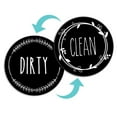 thumbnail image 1 of Circle Dishwasher Magnet Clean Dirty Sign, Double Sided Dirty Clean Dishwasher Magnet Indicator, Strong Non-Scratching Magnet, Kitchen Safe, Waterproof, and Decorative Design, 1 of 4