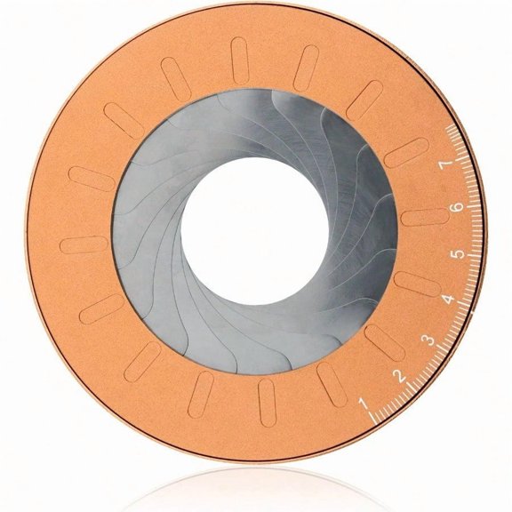 Circle Drawing Maker Tool, Adjustable Circle Drawing Tool, Stainless Steel Metal Round Circle Drawing Tool, Professional Round Measuring Ruler Circle Drawing Tool