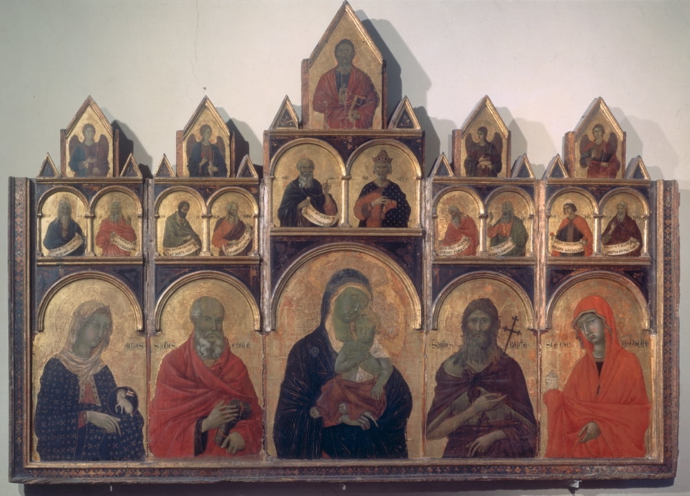 Circle Duccio Di Buoninsegna Canvas Art - (36 x 24)
