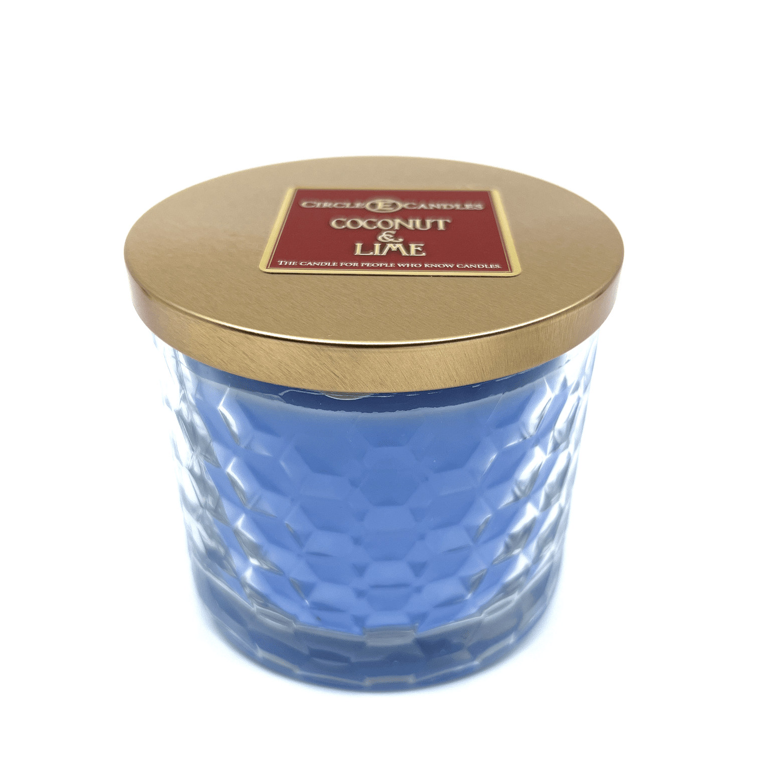 Circle E Candles, Coconut Lime Scent, Medium Size Jar Candle, 17oz, 2 Wicks