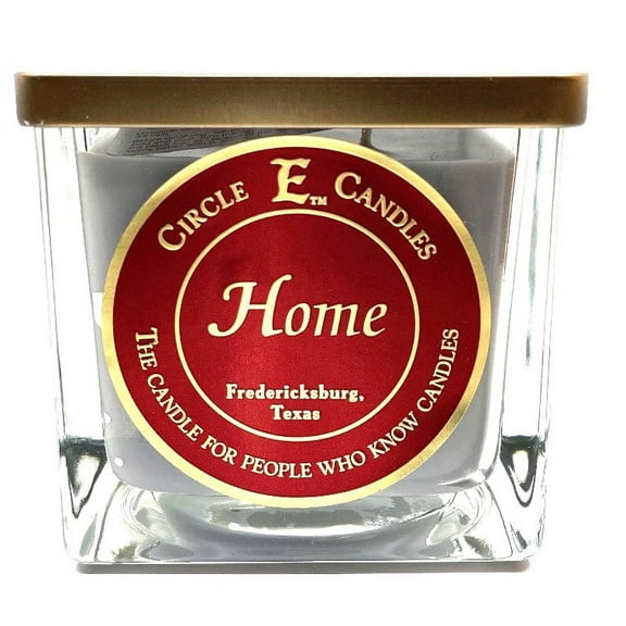 Circle E Candles, Home Scent, Small Size Jar Candle, 8oz, 1 Wick