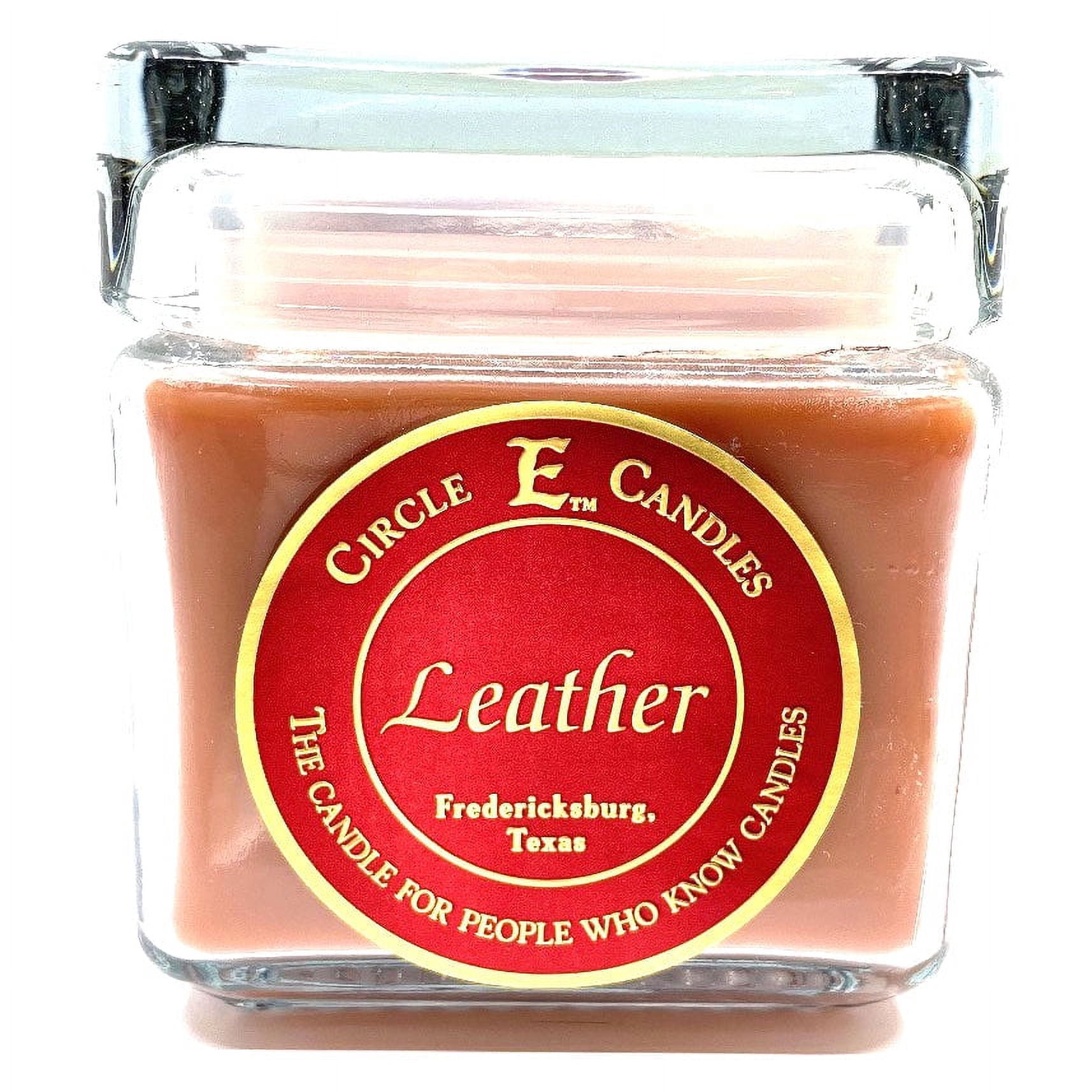 Circle E 28oz Jar Candle – Double Wick, Scented, 150-165 Hour Burn Time – White Square - View #2