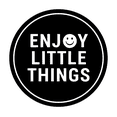 thumbnail image 1 of Circle Enjoy Little Things Sign (Black) - Large, 1 of 6