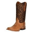 thumbnail image 1 of Circle G Western Boots Girls 11" Leather Leopard Print Honey J7104, 1 of 4