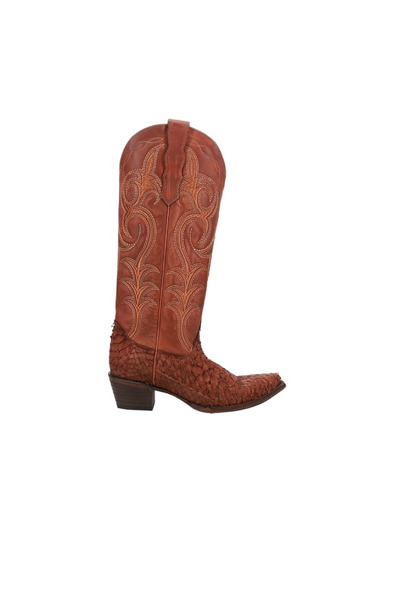 by Corral Womens Fish Embroidered Snip Toe Cowboy Tall Boots