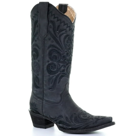 CORRAL Adult Female Filigree Boots, Color: Black, Size: 5, Width: M (L5433-M-5)