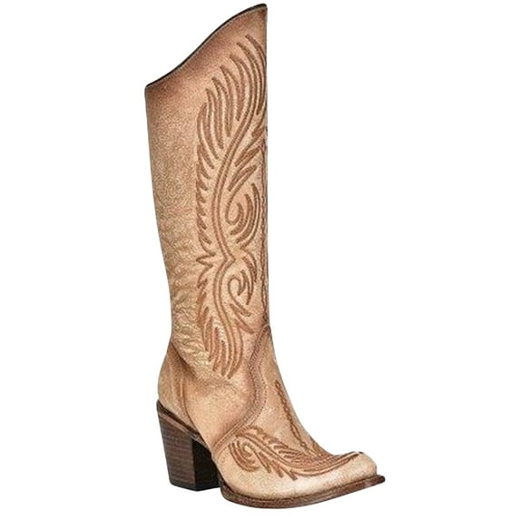 Circle G Women's Ld Western Boot Round Toe - Q7018 8 1/2 M US