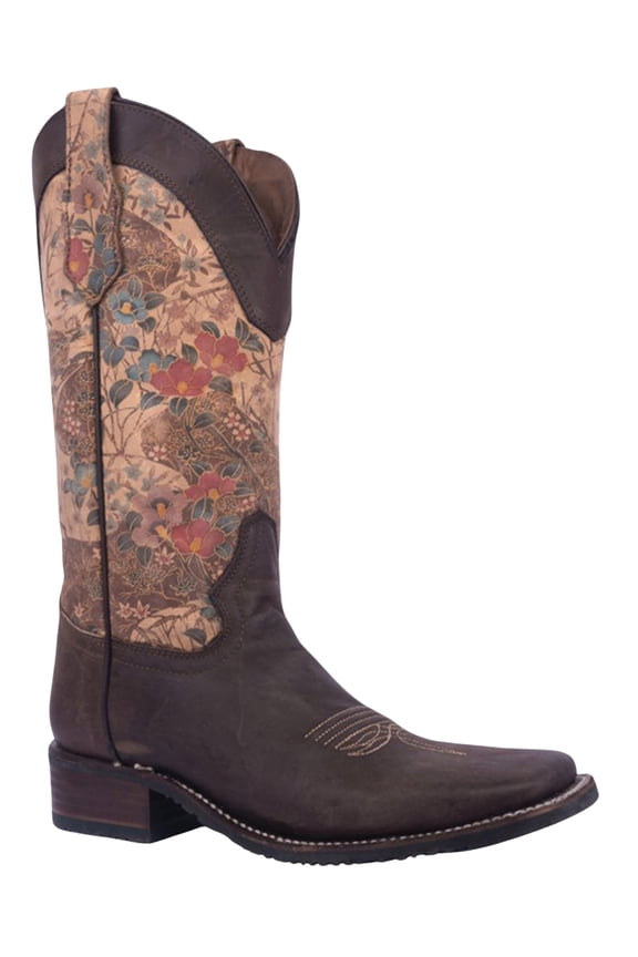 Women's Women'S Printed Shaft Western Boot Broad Square Toe - L6076 7 1/2 M US