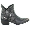 thumbnail image 1 of Circle G by Corral Womens Hand Cut Zippered Round Toe Cowboy  Ankle Boots, 1 of 4
