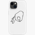 thumbnail image 1 of Circle Game Hand Gesture iPhone Soft Case-iPhone 13, 1 of 4