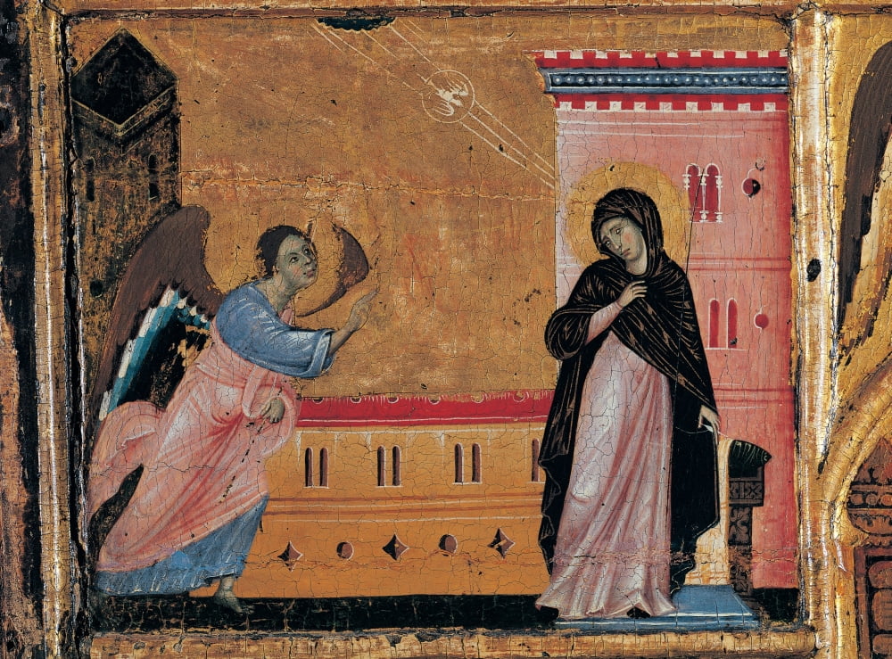 Circle Guido Da Siena Canvas Art -  (36 x 24)