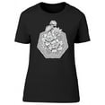 thumbnail image 1 of Circle Indian Flower T-Shirt Women -Image by Shutterstock, Female Medium, 1 of 2