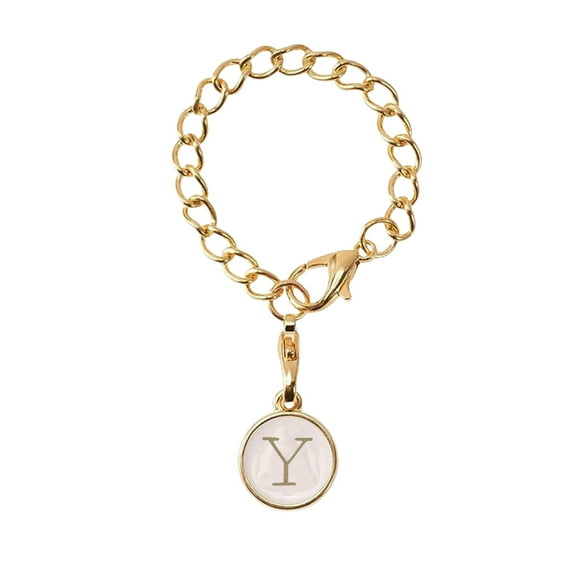 Circle Initial Cup Charms Stainless Steel for Tumbler Identification Valentine Gifts