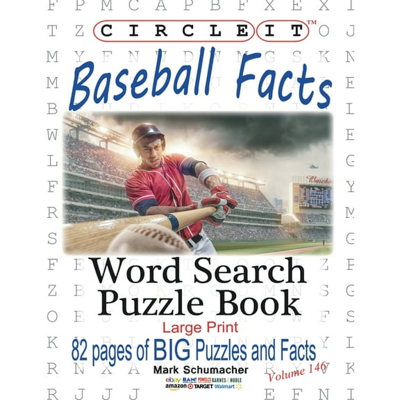 Circle It, Baseball Facts, Word Search, Puzzle Book, (Paperback)