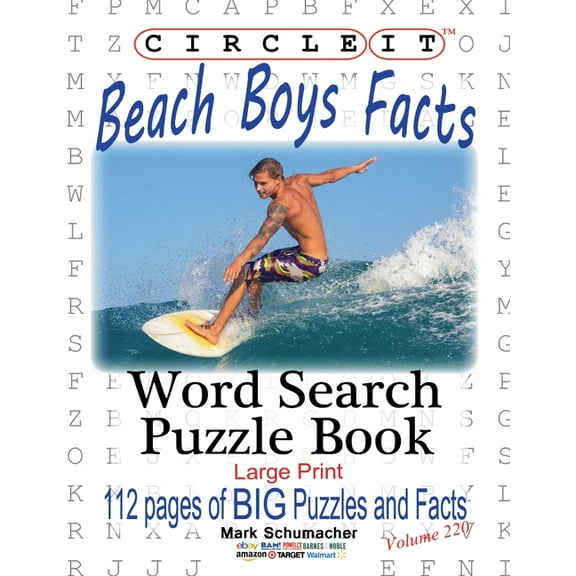 Circle It, Beach Boys Facts, Word Search, Puzzle Book, (Paperback)