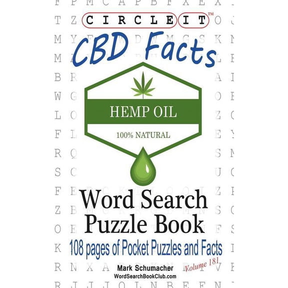 Circle It, Cannabidiol CBD Facts, Word Search, Puzzle Book, (Paperback)