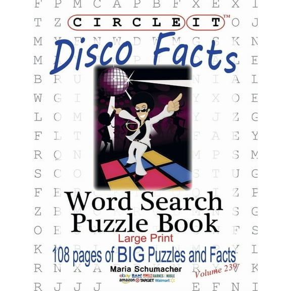 Circle It, Disco Facts, Word Search, Puzzle Book, (Paperback)