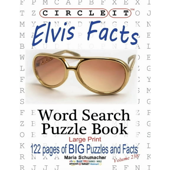 Circle It, Elvis Facts, Word Search, Puzzle Book, (Paperback)