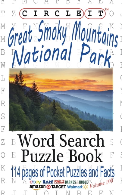 Circle It, Great Smoky Mountains National Park Facts, Pocket Size, Word Search, Puzzle Book
