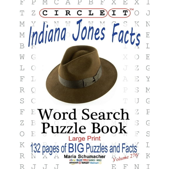Circle It, Indiana Jones Facts, Word Search, Puzzle Book, (Paperback)