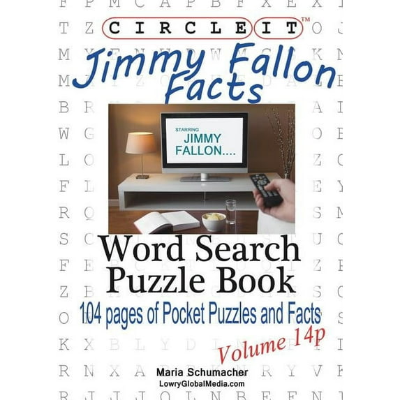 Circle It, Jimmy Fallon Facts, Pocket Size, Word Search, Puzzle Book, (Paperback)