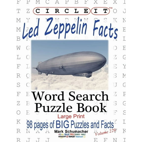 Circle It, Led Zeppelin Facts, Word Search, Puzzle Book, (Paperback)