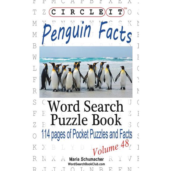 Circle It, Penguin Facts, Word Search, Puzzle Book, (Paperback)