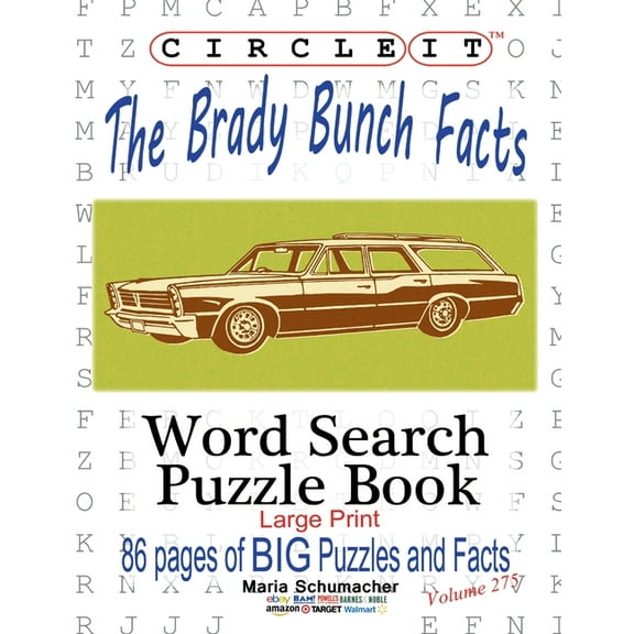Circle It, The Brady Bunch Facts, Word Search, Puzzle Book, (Paperback)