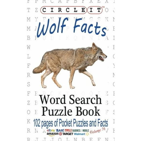 Circle It, Wolf Facts, Word Search, Puzzle Book, (Paperback)