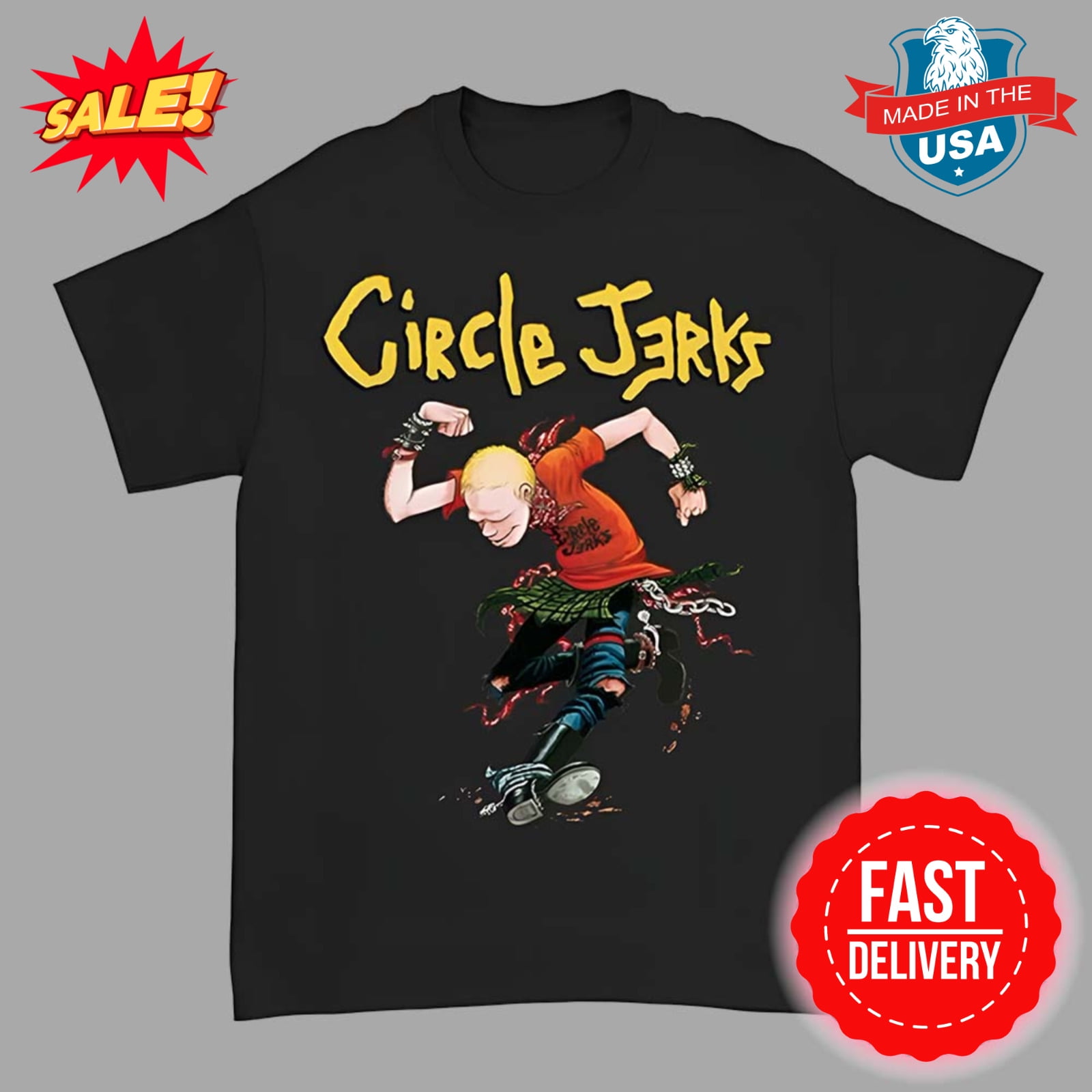 Descendents Circle Jerks Tour 2024 Concert Dates T-Shirt