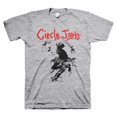 thumbnail image 1 of Circle Jerks Men's Circle Jerks Skanker T-Shirt Gray Large | Officially Licensed, 1 of 3