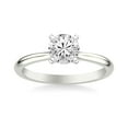 thumbnail image 1 of Circle Jewel 1.5 Ct Round Cut Moissanite Wedding Engagement Ring - 14K White Gold Plated Ring - Women's Solitaire Diamond Jewelry - Perfect for Celebrating Love - 15 Year Wedding Gifts, 1 of 3