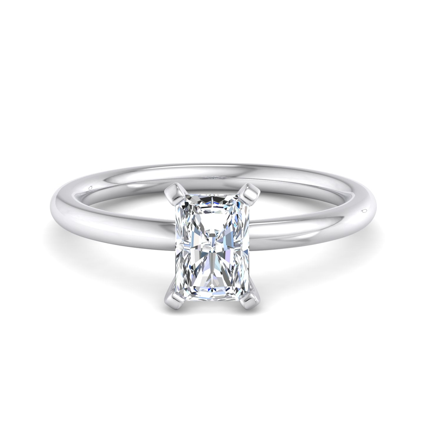 Circle Jewel 1.9 Ct Moissanite Wedding Engagement Ring Exquisite