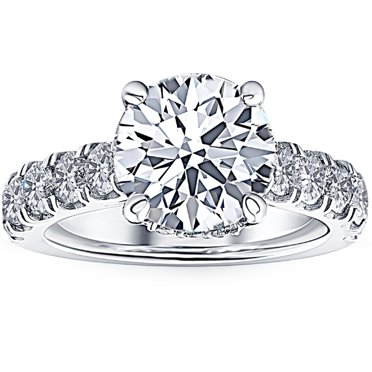 14k Yellow Gold 0.25 Ct Round Diamond Wedding Band Stackable Prong Ring
