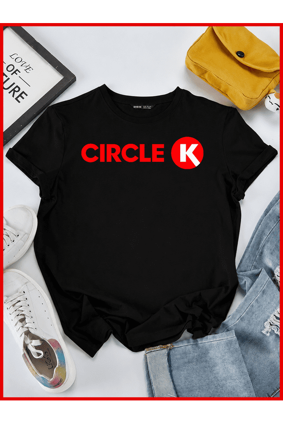 Circle K Convenience Store Gas Station Branding Corporate Logo Unisex T-Shirt V60323, S-5XL