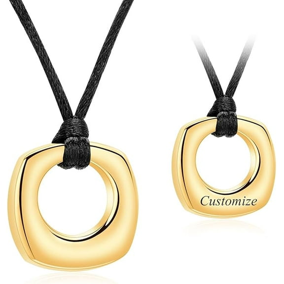 Circle of Life Urn Necklace for Ashes Cremation Jewelry for Women Men Stainless Steel Memorial Necklaces Ash Holder for Human Pets Keepsake Jewelry for Loved Ones with Fill Tool