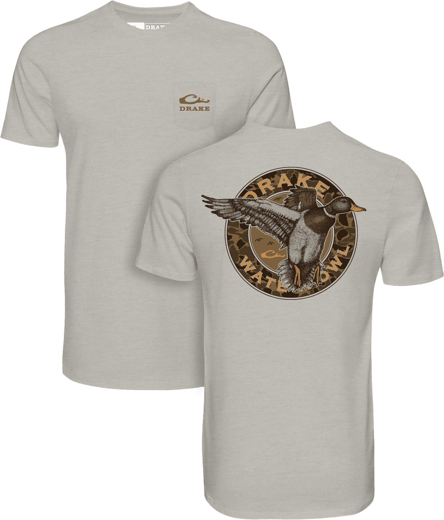 Circle Mallard T SS Cobblestone Light Heather 3Xlarge