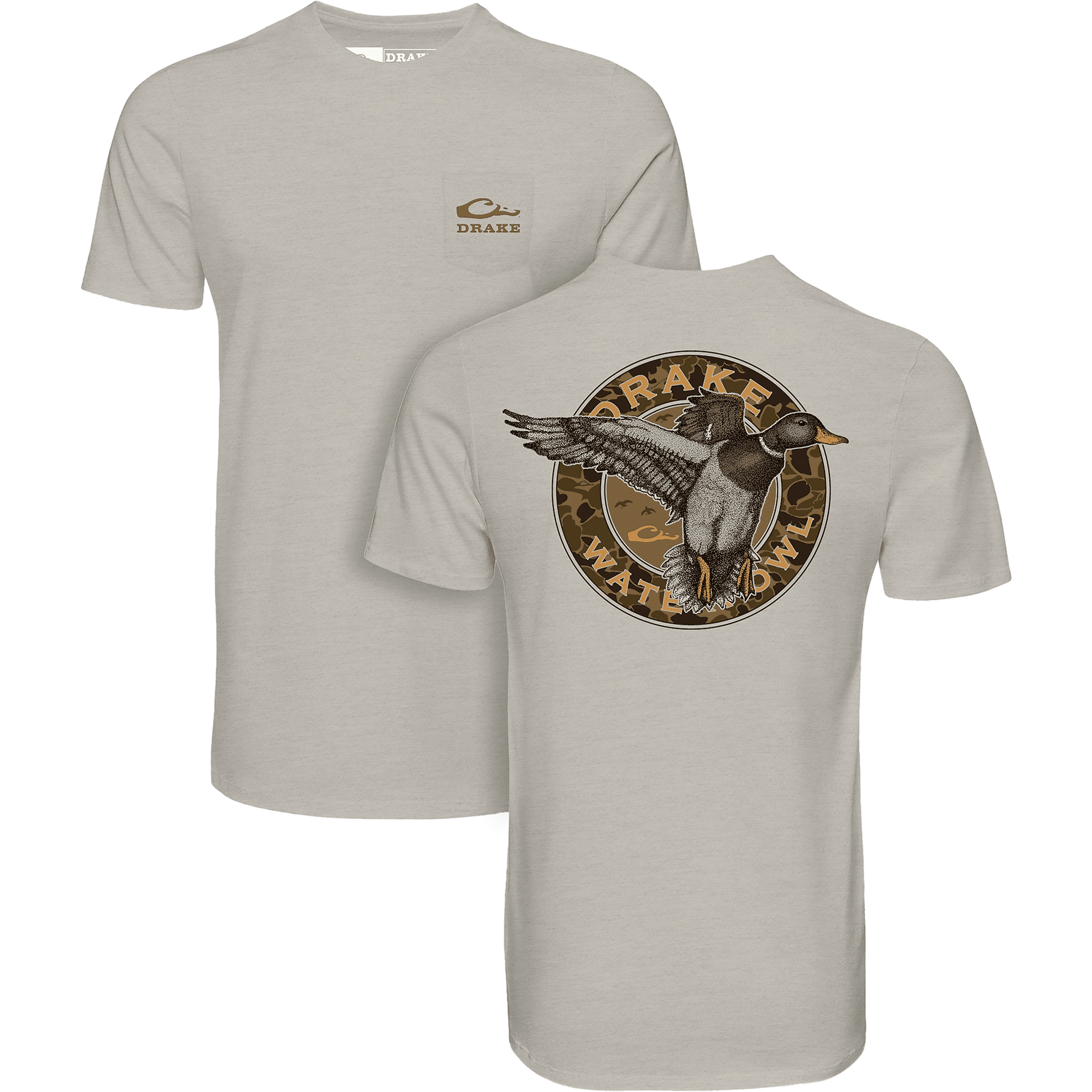 Circle Mallard T SS Cobblestone Light Heather Large