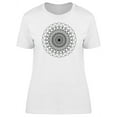 thumbnail image 1 of Circle Mandala Design T-Shirt Women -Image by Shutterstock, Female XX-Large, 1 of 2