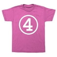 thumbnail image 1 of Circle Number Four Fourth Birthday Kids T-Shirt, 1 of 6