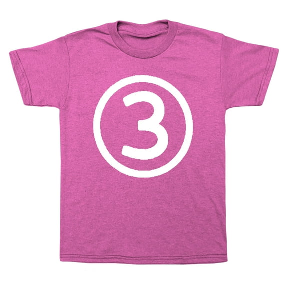 Circle Number Three Third Birthday Kids T-Shirt